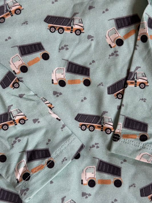 Dump Trucks Long Sleeve Bodysuit