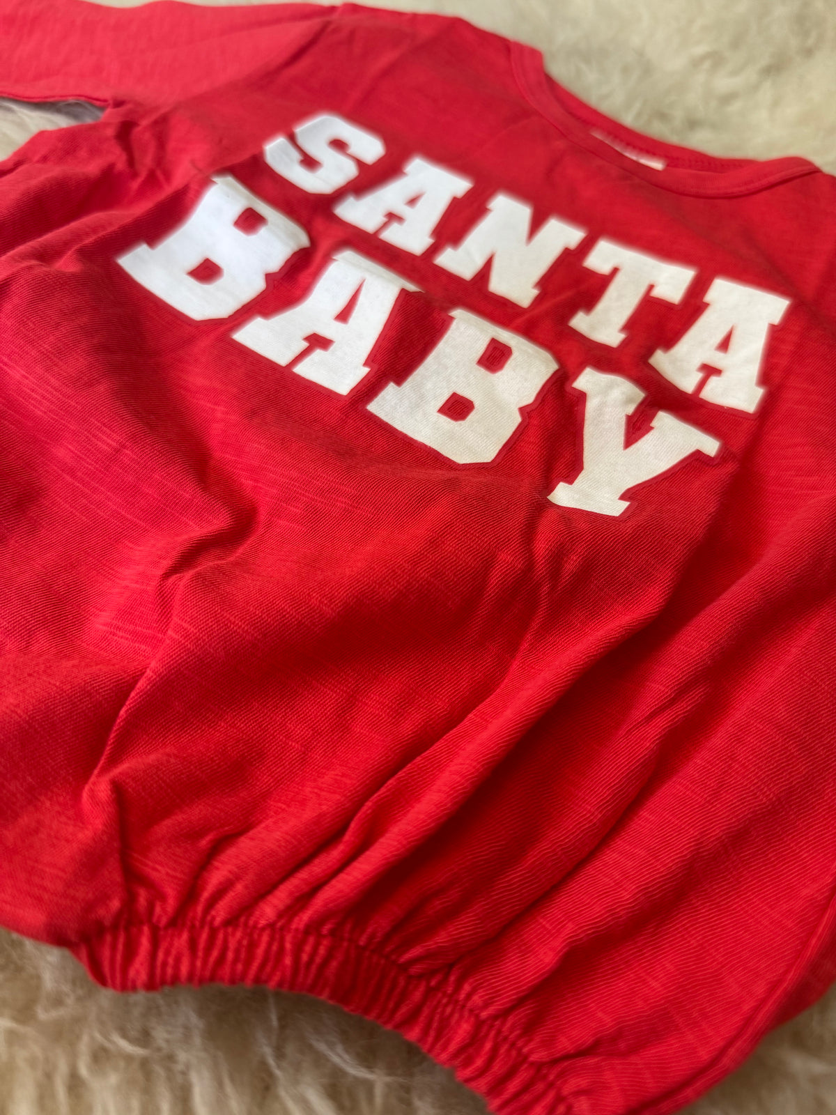 Santa Baby Bubble Romper