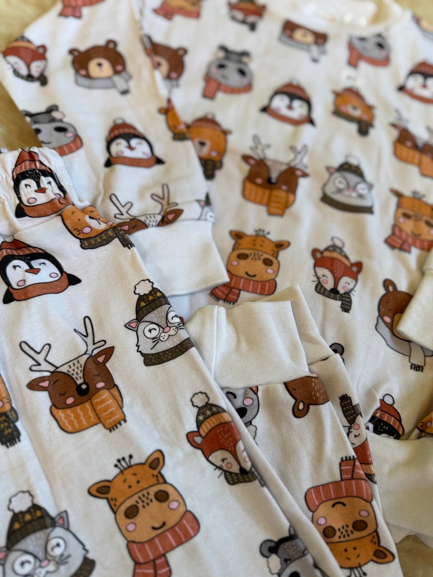 Cozy Winter Pals Jogger Set