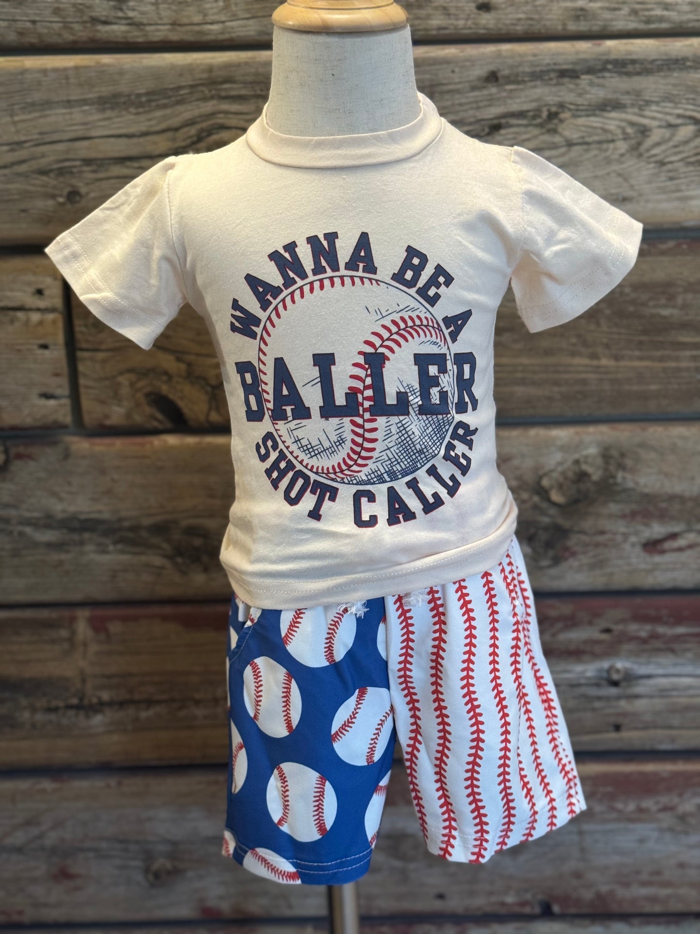 Wanna Be A Baller Baseball Set