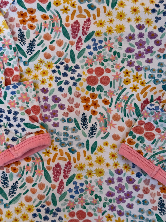 Whimsical Floral Onesie