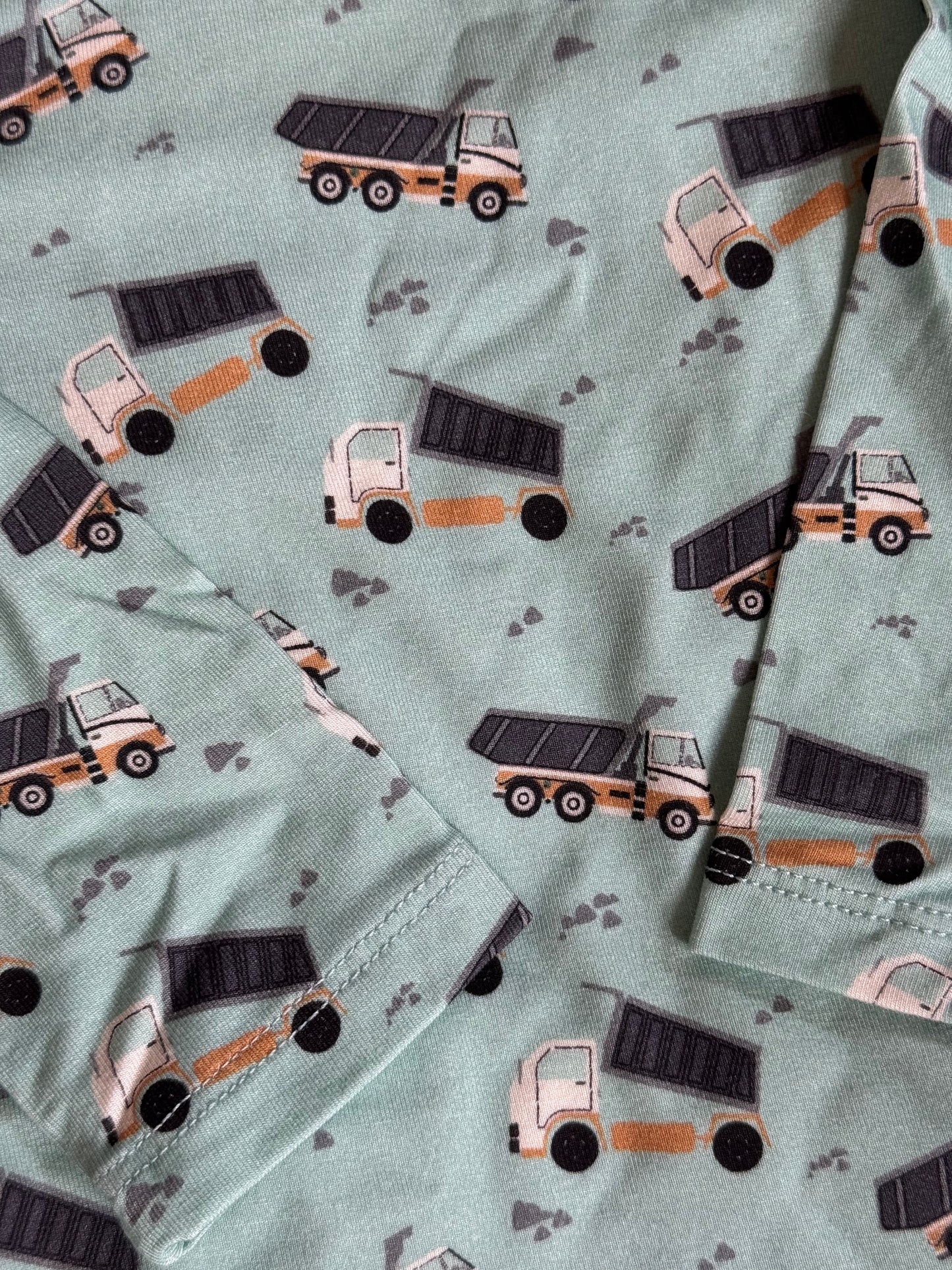 Dump Trucks Long Sleeve Bodysuit