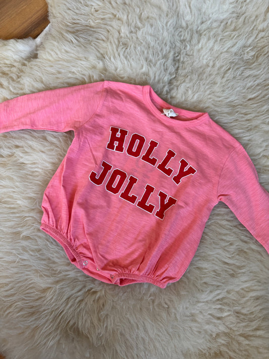 Holly Jolly Bubble Romper
