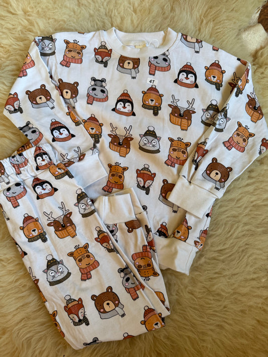 Cozy Winter Pals Jogger Set