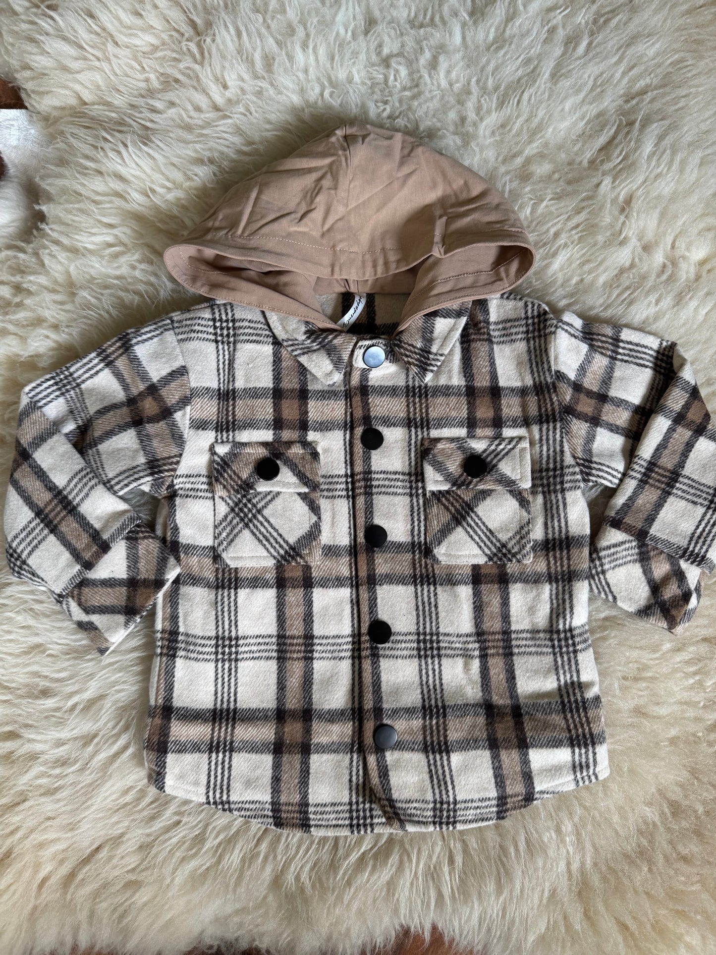 Desert Plaid Hooded Shacket