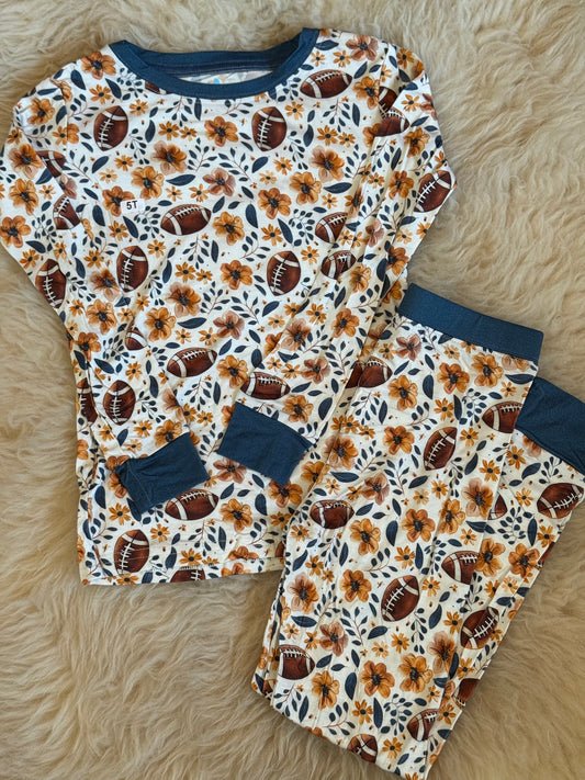 Football Floral 2 Piece Set