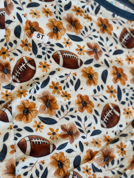 Football Floral 2 Piece Set
