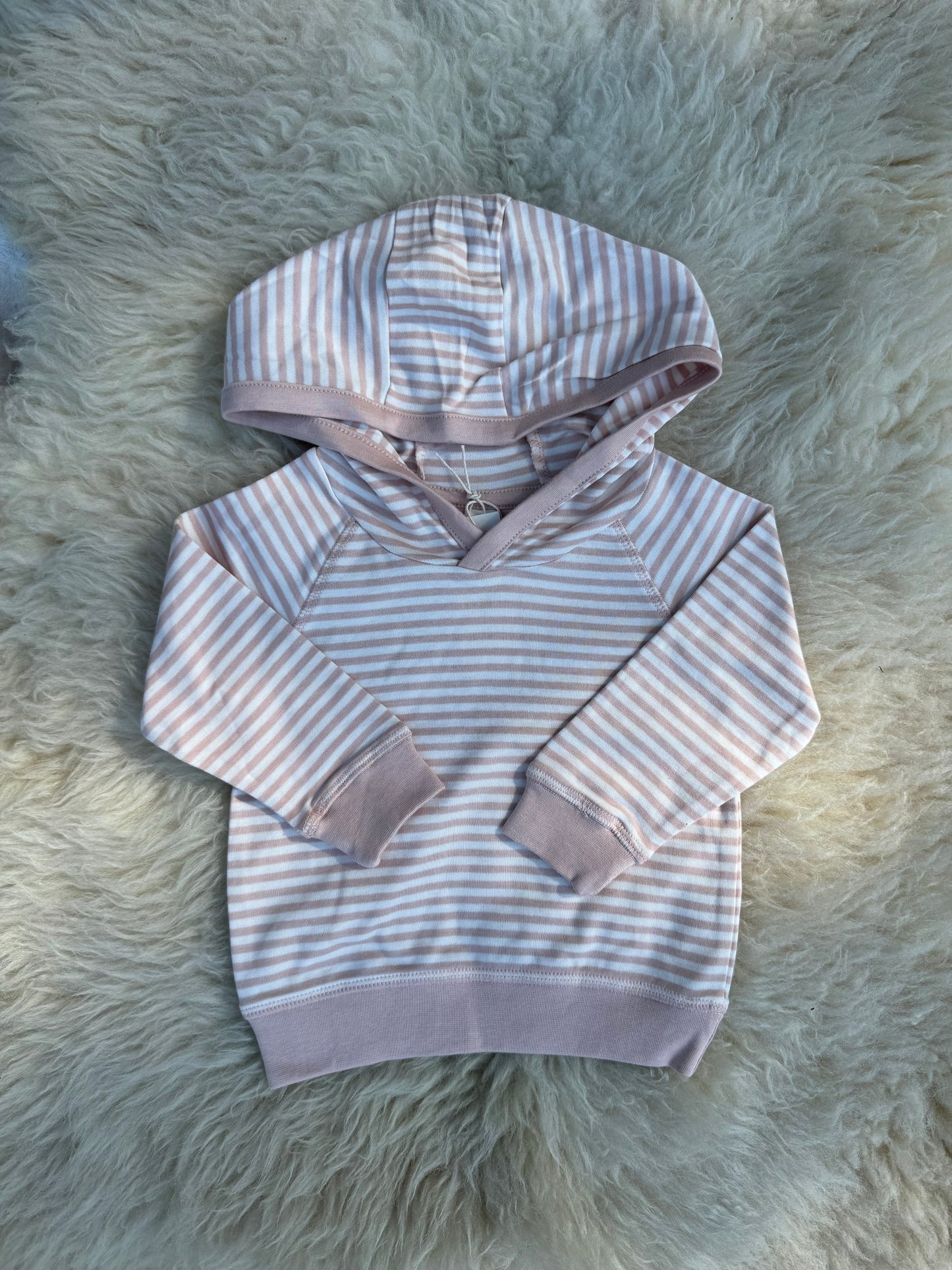 Madison Hooded Pullover Ballet Stripe