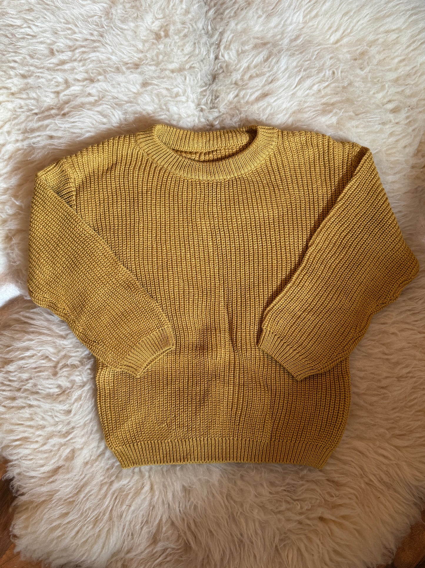 Mustard Knit Sweater