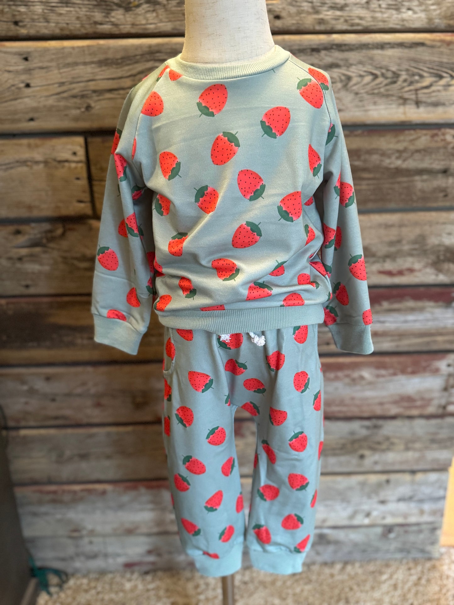 Strawberry Jogger Set
