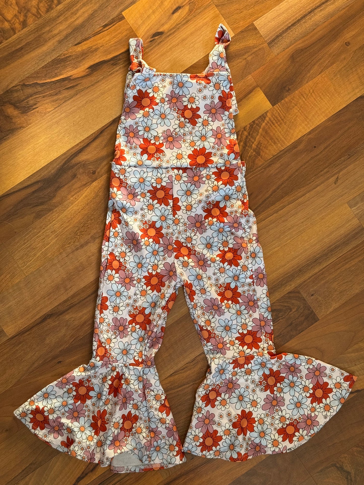 Retro Floral Jumpsuit
