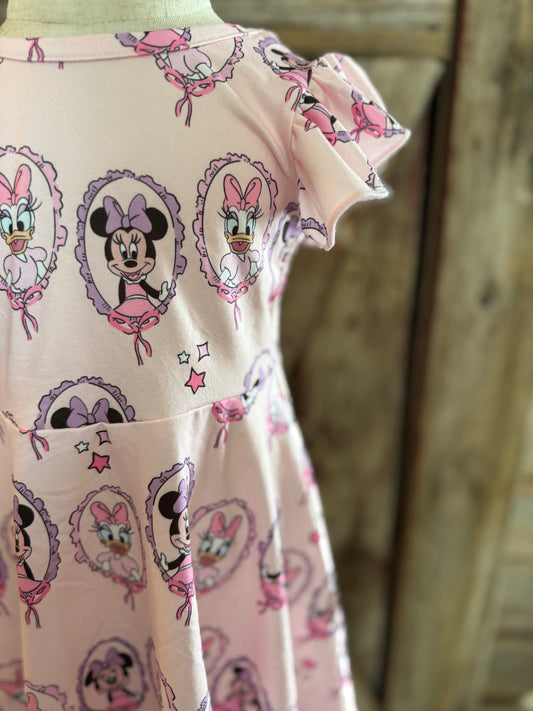 Duck & Mouse Spring Bow Dress