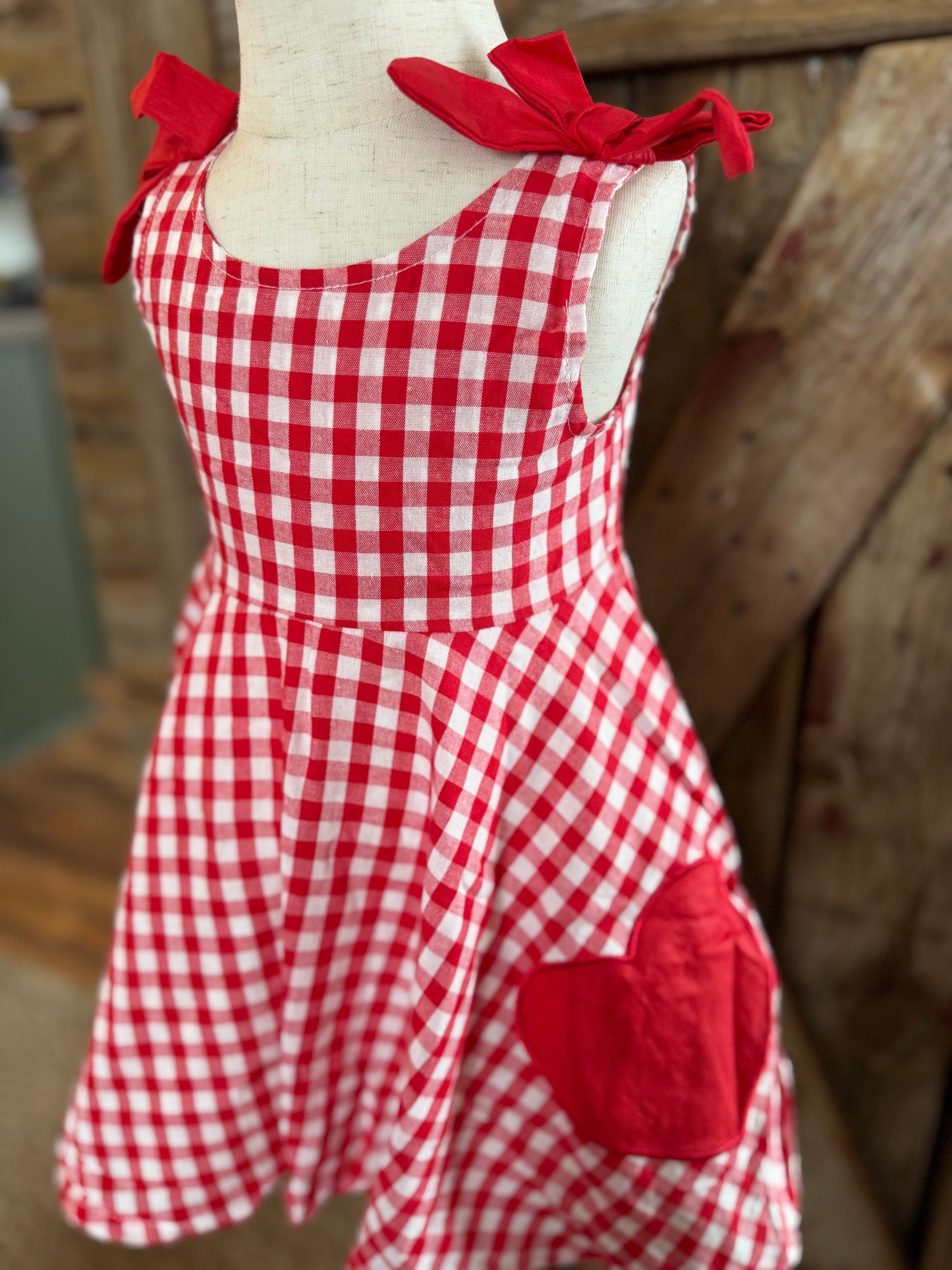 Picnic Plaid Love Dress
