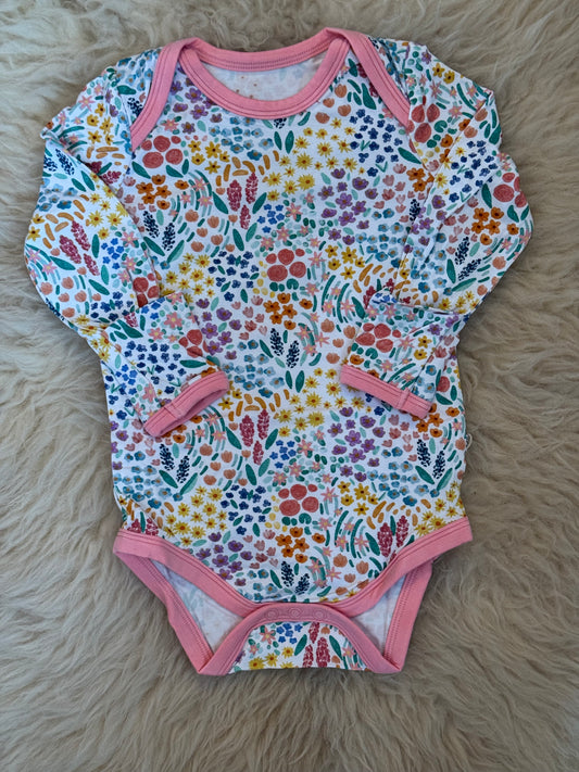 Whimsical Floral Onesie