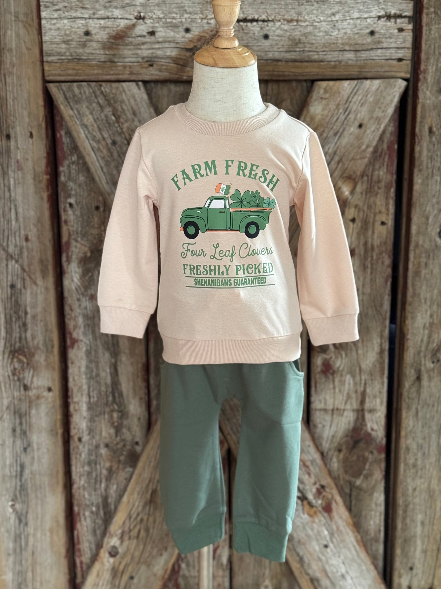 Farm Fresh St Pattys Day Outfit