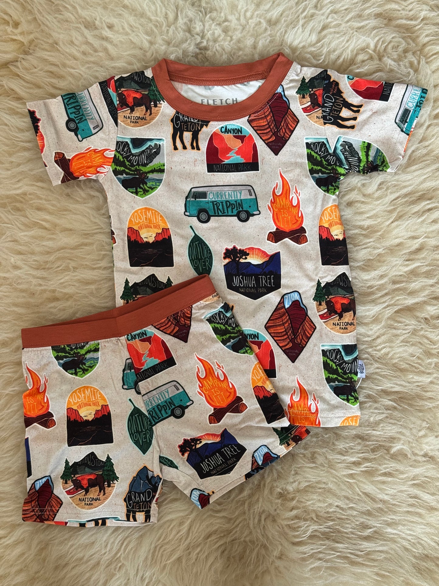 Tiny Traveler Short Set