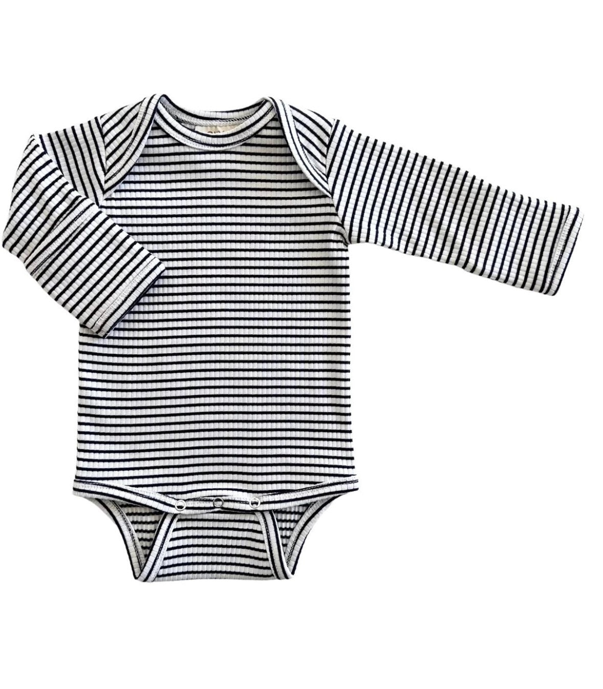 Black Ribbed Bodysuit